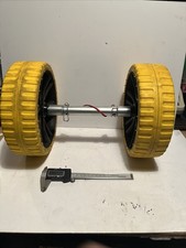 300kg Rated 22cm Long Axel , 26cm X 8cm Solid Wheels, Bomag Flex Lite New CV