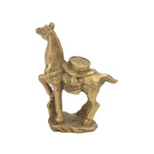 Exquisite Brass Horse Statue