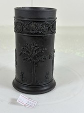Antique Pottery Moulded Black