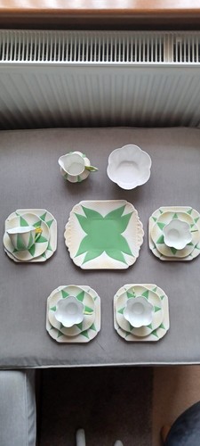 Rare shelley dainty green - rare,