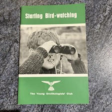 RSPB Starting Bird Watching (young Ornithologists Club 1970s Booklet 