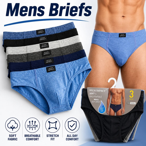 Pack 12 mens briefs - of, 9