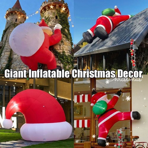 Christmas inflatable santa - christmas,
