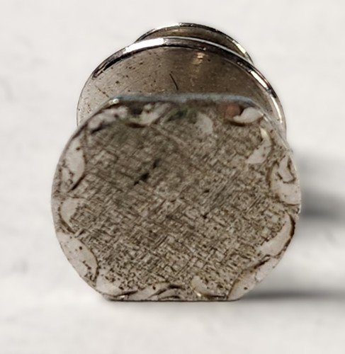 Vintage textured tie tack - textured,