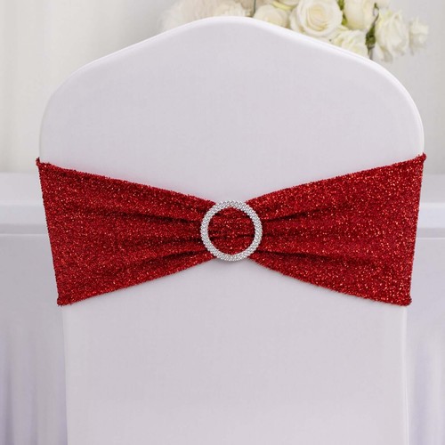Red spandex chiavari chair - 5,