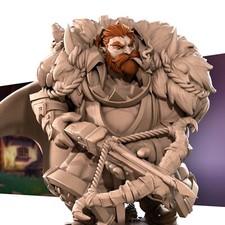 Human Male Ranger - Hunter Crossbow - Bite the Bullet - Fantasy D&D Miniature