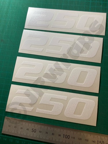250 stickers decals - (x4),