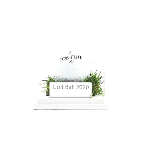 Perspex golf ball display - perspex, case