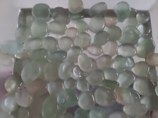 101 Flat ish Button Coin Sea Glass Pieces English Pastel 1cm-2cm Seaham