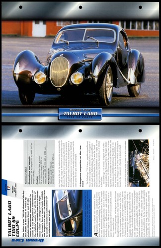 Talbot lago t150 coupe - talbot,