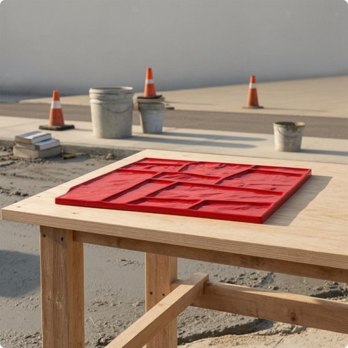 Easy use concrete stamp - stamp, |