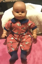 large 24" vintage lissi soft bodied pram Doll.  with Original outfit. 