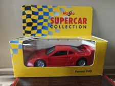 Maisto Ferrari F40 Red Diecast Toy Car Scale 1:39
