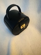 Luxury Dulwich Designs Leather Black Jewellery Travel Case with Mirror & LockVGC