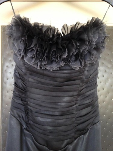 Beautiful grey strapless prom - beautiful,