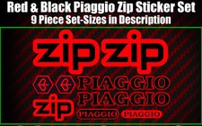 Piaggio ZIP Sticker Decal 9