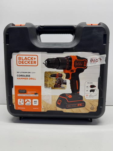 Black decker cordless hammer - black,