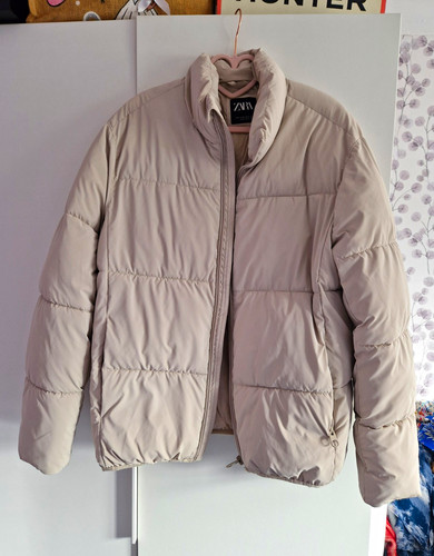 Zara women beige quilted - beige,