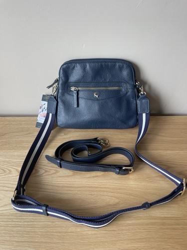 Ashwood leather navy - leather,