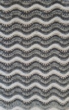 Hand Knitted Cotton Pram Car Seat Size Baby Blanket New Baby Shower Gift