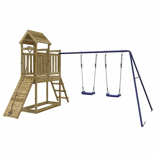 Playhouse climbing frame with - frame,
