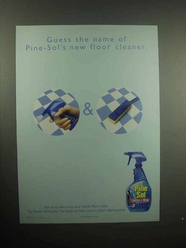 2001 pine sol spray mop - 2001, &