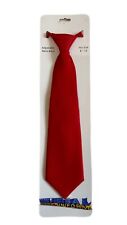 Boy Young Adult Long Tie Kids School Red Tie Pretied Classic School Tie 8-16 Yrs