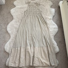 Zara Maxi Dress Large Beige