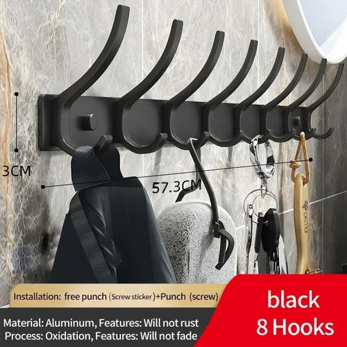 Coat rack wall - mounted, wooden