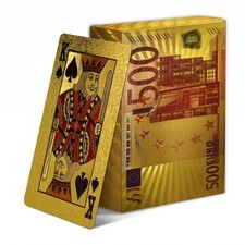 24k EURO 500 GOLD PLATED POKER