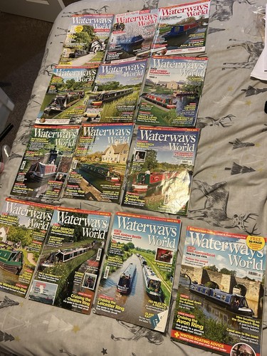 Waterways world magazines x13 - waterways,
