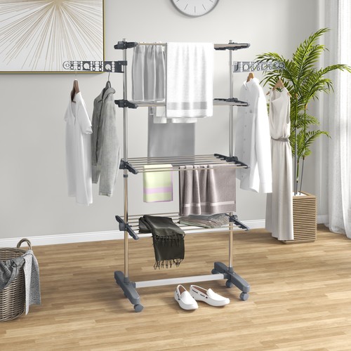 Four shelf collapsing clothes - four-shelf,