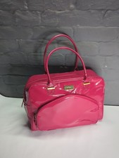 Antler (Avon special) Hot Pink Fuchsia Patent Pink Weekender Travel /Gym Bag #AC