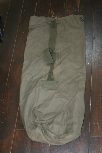 Vintage large green - , canvas