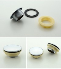 SINK/TAP HOLE COVER/CAP CHROME