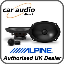 ALPINE S-S69C 6 x 9" 16 x 24cm 260W 2-Way Component Stereo Audio Speakers Shelf
