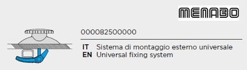 Universal mounting kit - universal, for