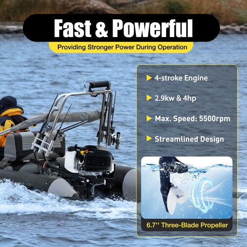 Stroke 4hp outboard - 4hp, motor