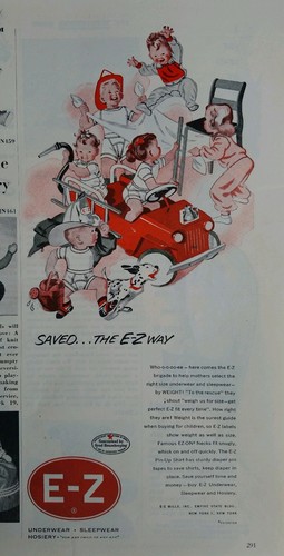 1951 boys girls underwear - e-z,