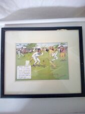 Laws Of Cricket By Chas Crombie - Wicket Keeper - Framed Perrier Antique Print