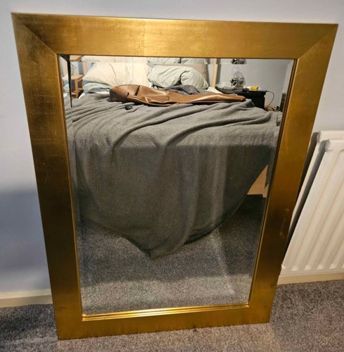 Rectangular wall mirror - wall,