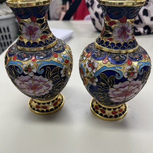 Two old chinese cloisonne - two,