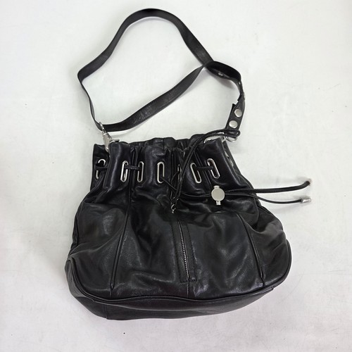 Mimco black leather - mimco,