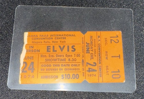 Elvis presley concert - presley, ticket