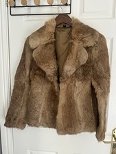 Vintage Rabbit Fur Coat Real