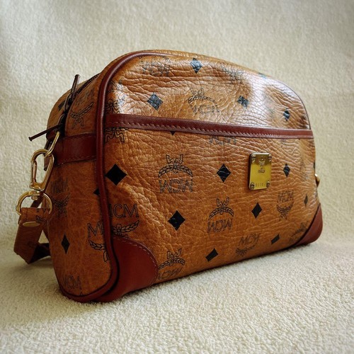 Mcm visetos shoulder - mcm, brown