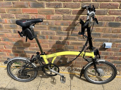 Brompton folding bike with - folding,