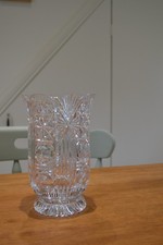 Vintage Thick Cut Crystal Vase
