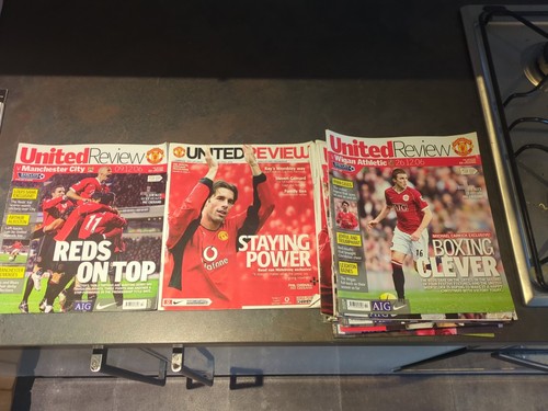 Man utd programmes from - 20,