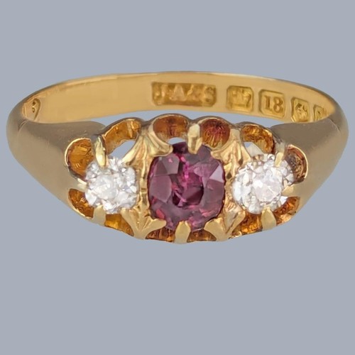 Antique edwardian ruby and - edwardian,